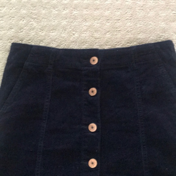 Forever 21 navy corduroy miniskirt - Picture 2 of 7